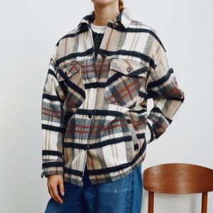 ZARA | Oversized Wool Blend Shacket